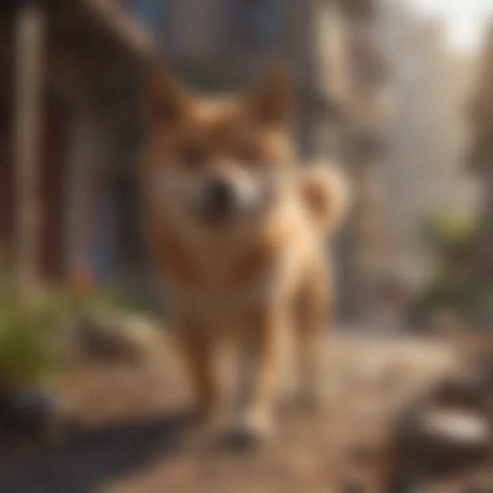 Representation of challenges faced on Shib's path to $1