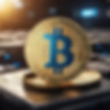 Chase Coin's Financial Influence A futuristic and innovative depiction of the financial impact of Chase Coin