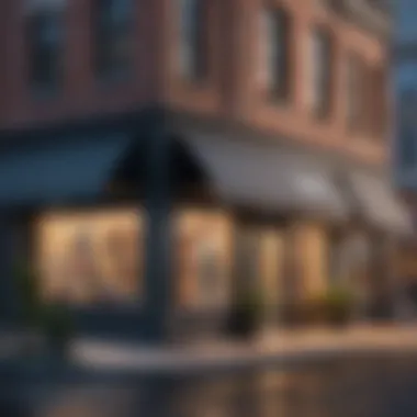 Sleek Time and Tru Retail Store Exterior Chic Time and Tru Storefront