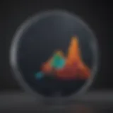 Abstract Financial Graph Abstract financial graph symbolizing market trends