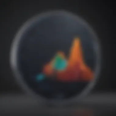 Abstract Financial Graph Abstract financial graph symbolizing market trends