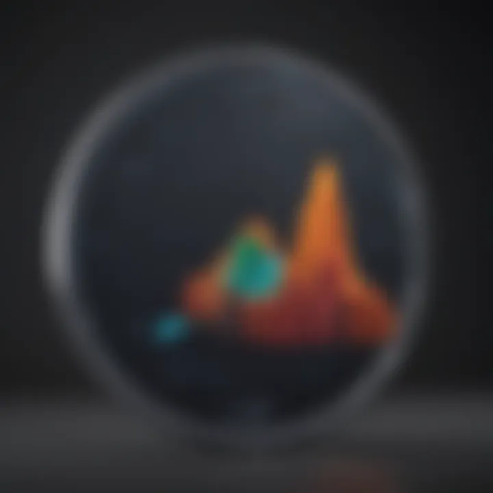 Abstract Financial Graph Abstract financial graph symbolizing market trends