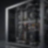 Cloud Mining Rig Schematic Visualization