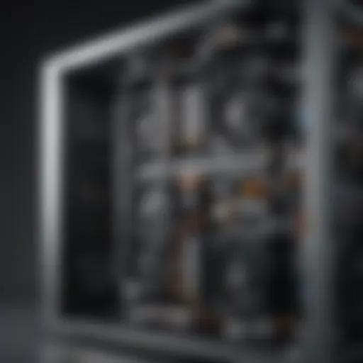 Cloud Mining Rig Schematic Visualization