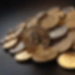 A digital wallet overflowing with various cryptocurrencies symbolizing continuous earnings.