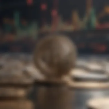 Dynamic visualization of the significance of coin market capitalization
