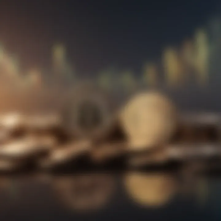 Financial Overview of Coinbase Stock Illustration depicting the financial landscape of Coinbase stock