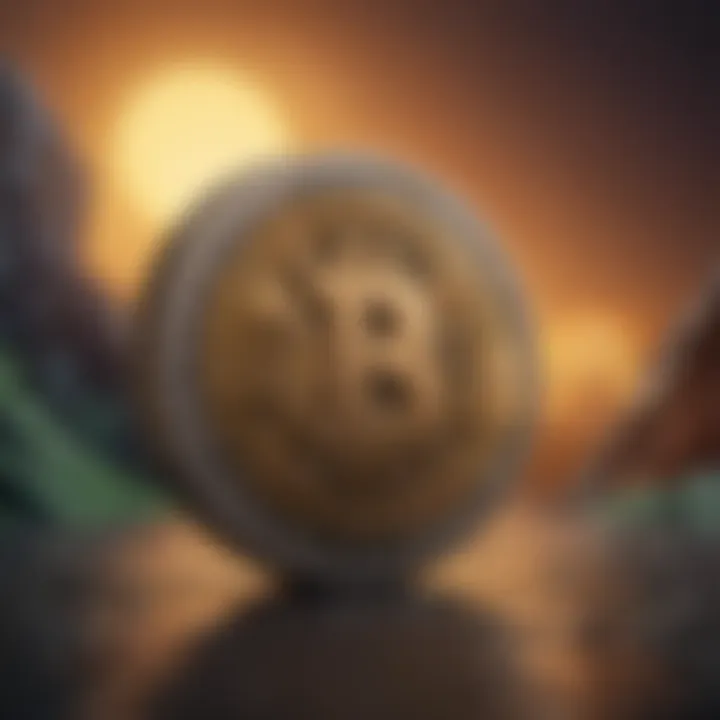 Comparison chart of cryptocurrency prices on CoinGecko