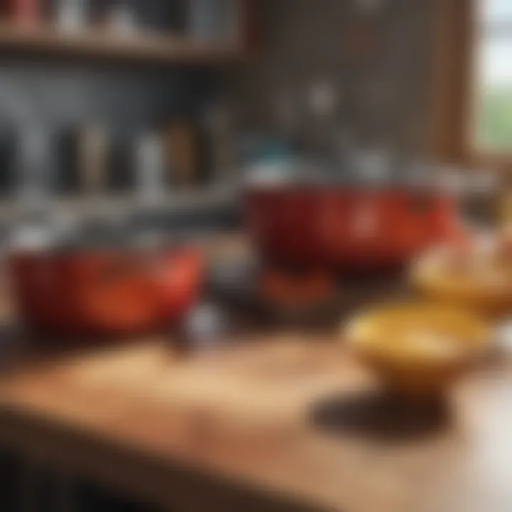 Colorful kitchenware at Cost Plus World Market