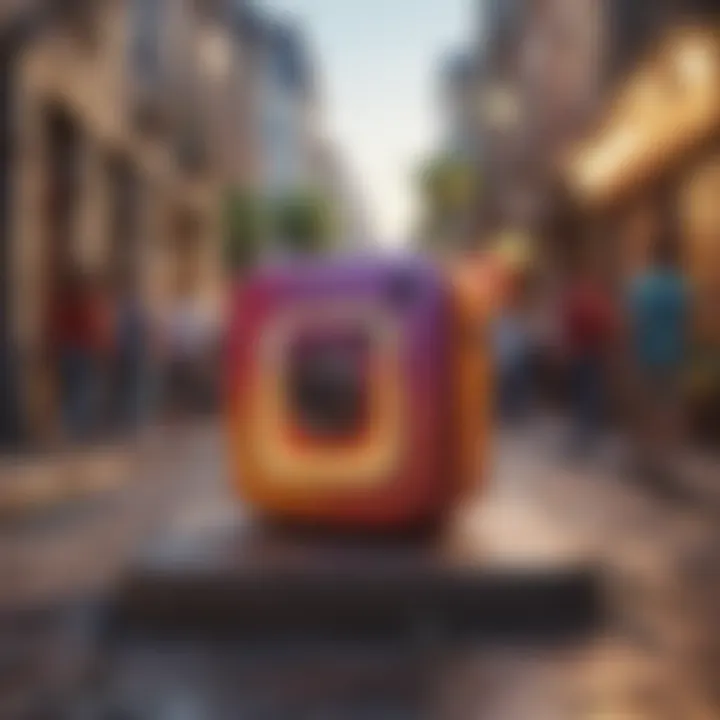 A visual representation of community engagement on Instagram
