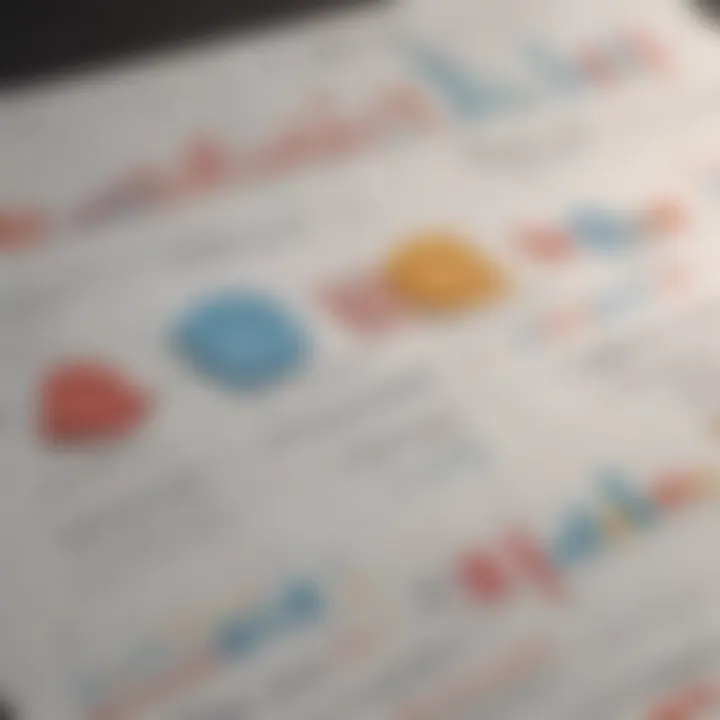 Insights Through Financial Graphs A close-up of financial graphs and data