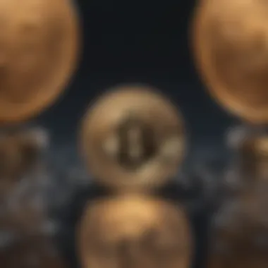 Innovative Fusion of Compound Finance and Cryptocurrency Abstract representation of Compound Finance and Cryptocurrency merging