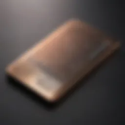 Overview of XDC hardware wallet showcasing its sleek design