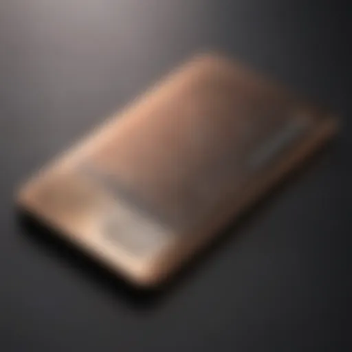 Overview of XDC hardware wallet showcasing its sleek design