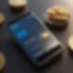 Visual representation of the Coinbase wallet interface showcasing its user-friendly design.