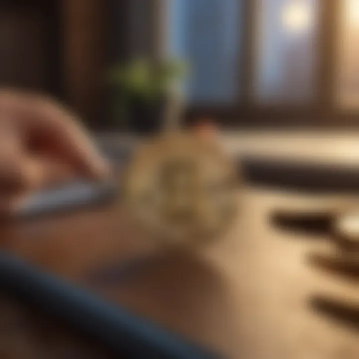 Illustration of account creation process on Coinbase