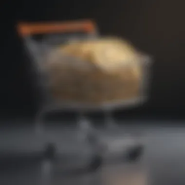 Effortless Online Shopping Online shopping cart with digital currency