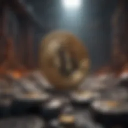 Cryptocurrency Mining Conceptual Illustration