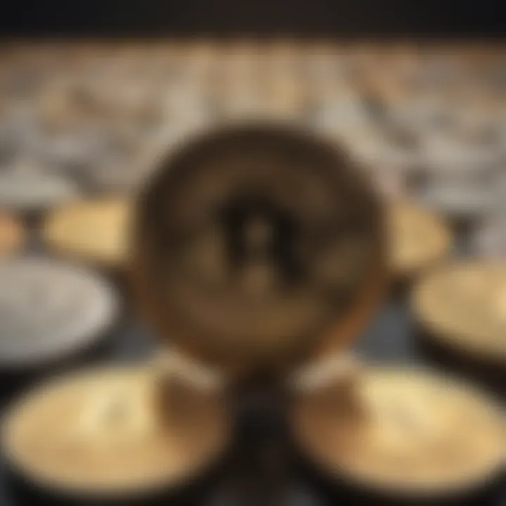 Digital Currency Market Analysis Illustration