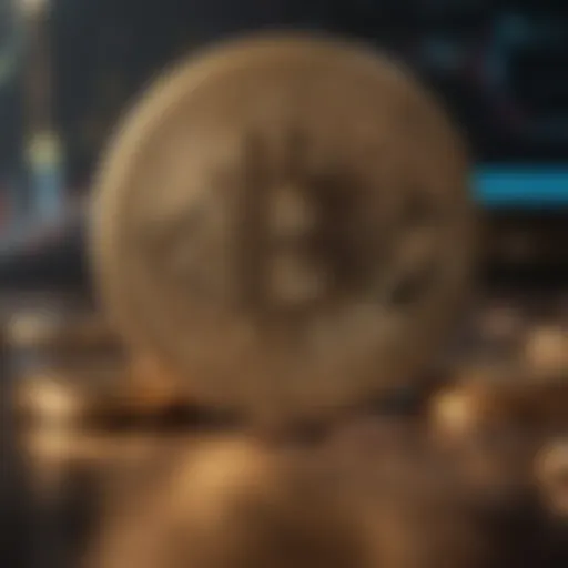 Cryptocurrency market analysis with BTCUSD chart