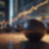 Conceptual depiction of market volatility