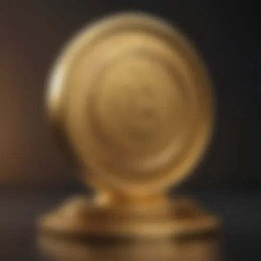 Elegant visualization of gold price chart