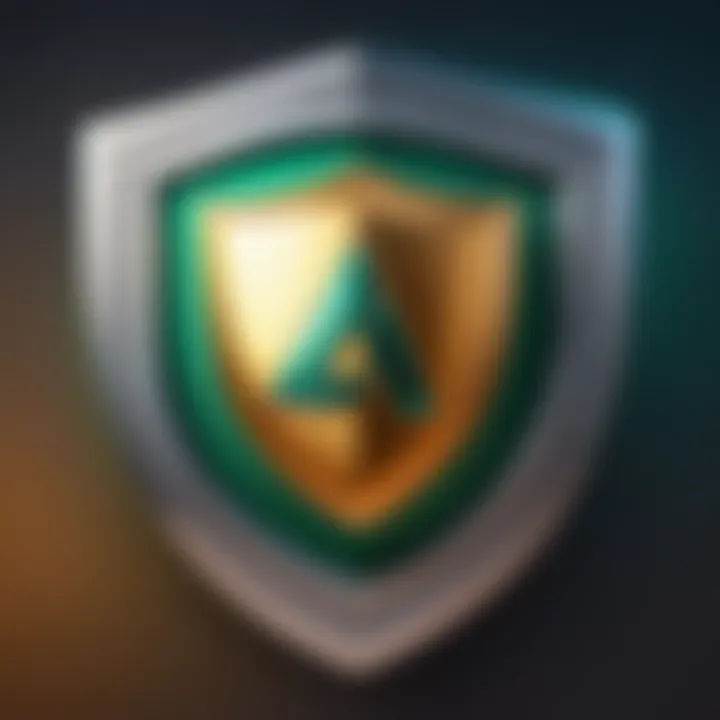 Shield icon representing security concept