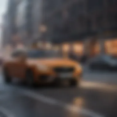 Graphic showing communication channels with Uber