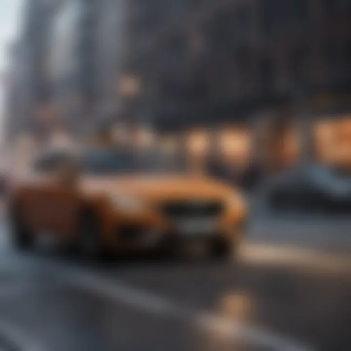 Graphic showing communication channels with Uber