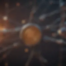 Illustration showing intricate network of financial connections