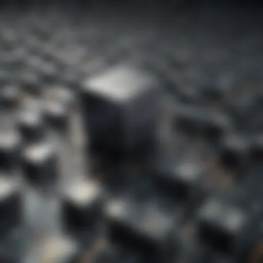 Conceptual visualization of 100 in a digital matrix