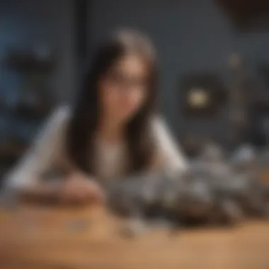 Artistic depiction of animation techniques used in anime production.