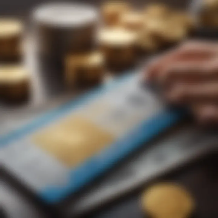 Bank transaction illustration