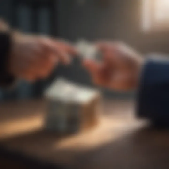 Illustration of exchanging Ether for dollars on a virtual platform