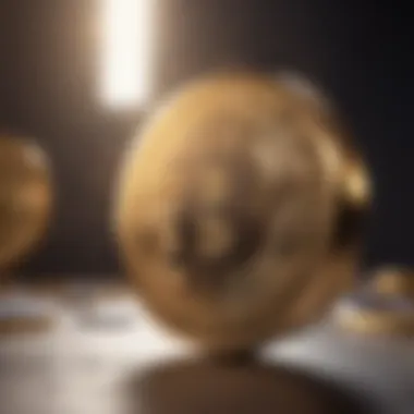 Illustration showcasing the concept of staking in cryptocurrency