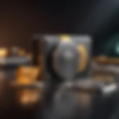 Security features in a crypto wallet visualized