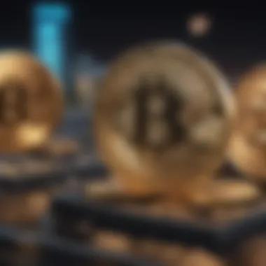 Decentralized Technology at Work Cryptocurrency Blockchain Network Visualization