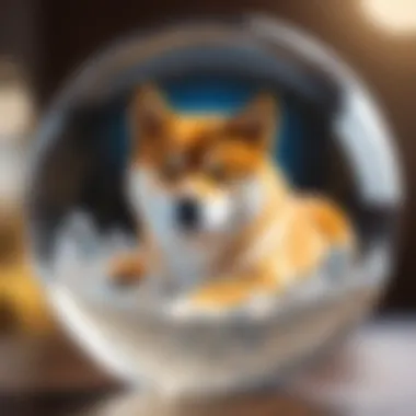 Cryptocurrency Crystal Ball: Shaping Shiba Inu Coin's Future Future Outlook Symbolized Through Cryptocurrency Crystal Ball