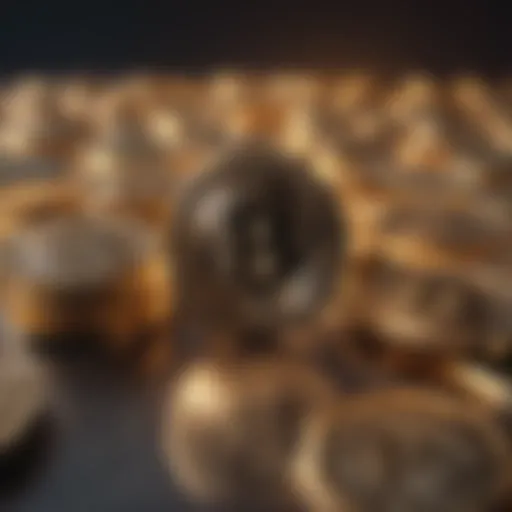 Abstract representation of cryptocurrency evolution