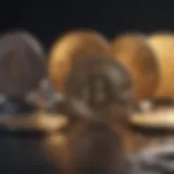 Cryptocurrency Evolution Abstract representation of digital currency evolution