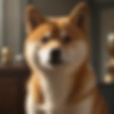 Optimizing Shiba Inu Holdings with eTrade Cryptocurrency Portfolio Diversification Illustration