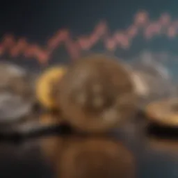 Visual representation of cryptocurrency market fluctuations