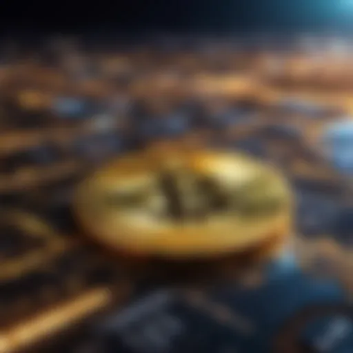 Abstract representation of cryptocurrency trading landscape
