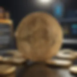 Cryptocurrency transaction security concept