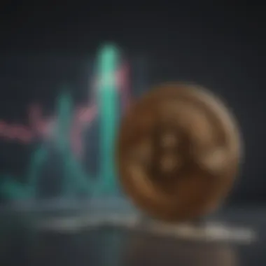 Financial Graph Showing Currency Conversion Trends