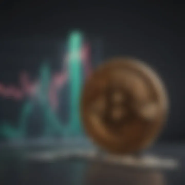 Financial Graph Showing Currency Conversion Trends