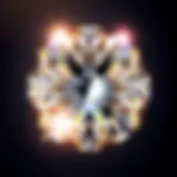 Brilliant cut diamond showcasing clarity and brilliance