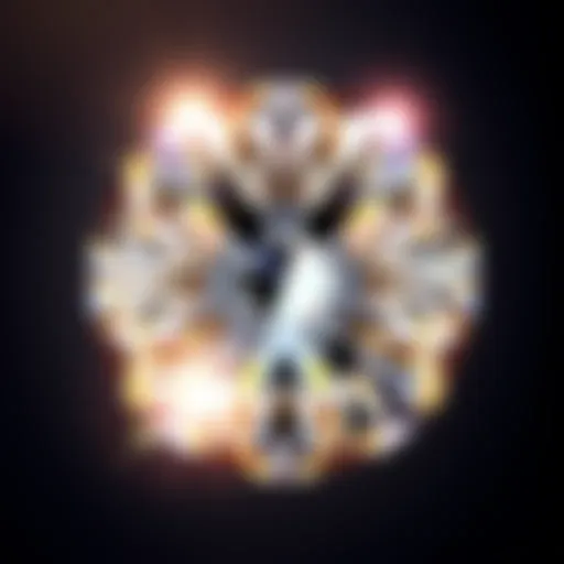 Brilliant cut diamond showcasing clarity and brilliance