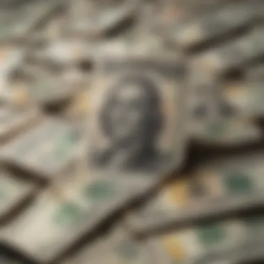 Colombian banknotes with the dollar symbol illustrating currency value.