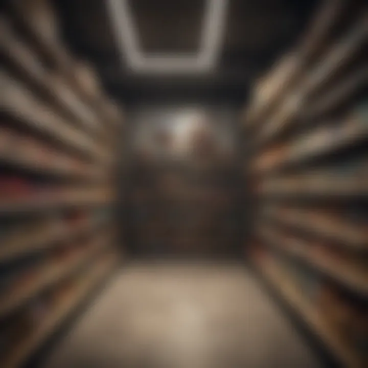 Empty Shelves in Venezuelan Grocery Store